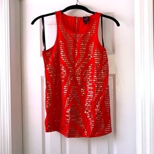 Bebe sequin front tank